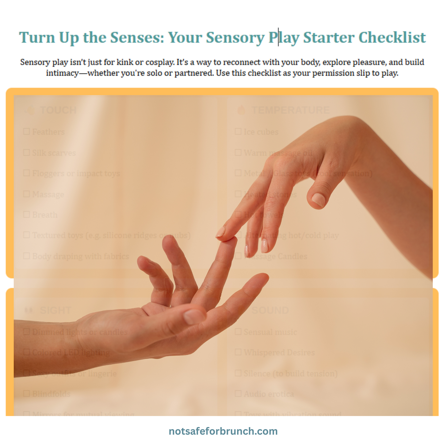 Sensory Play Starter Checklist (Digital Download)