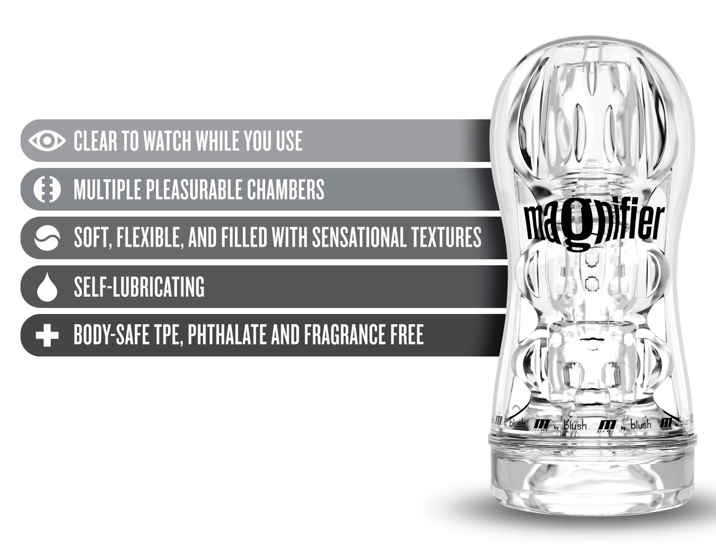 M for Men - Soft and Wet - Magnifier - Clear (US)