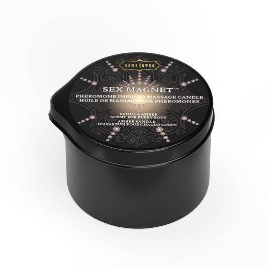 Sex Magnet Pheromone - Vanilla Amber Massage Candle 2 oz/59 g