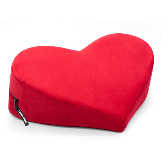 Heart Wedge Red Microvelvet