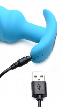 21x Silicone Swirl Plug With Remote - Blue (US)
