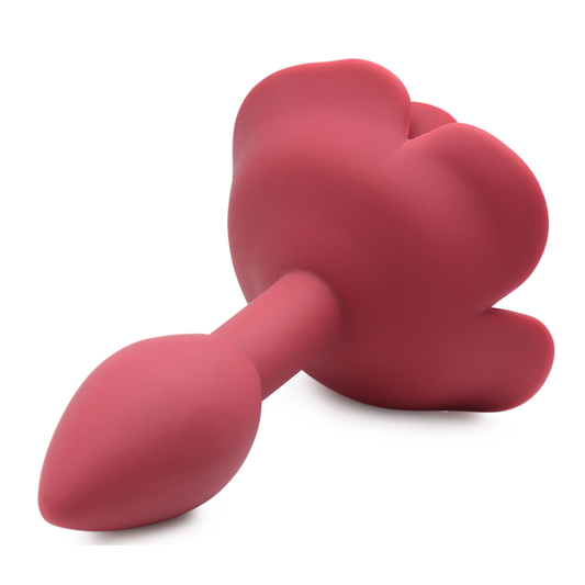 Booty Bloom Silicone Rose Anal Plug - Small (US)