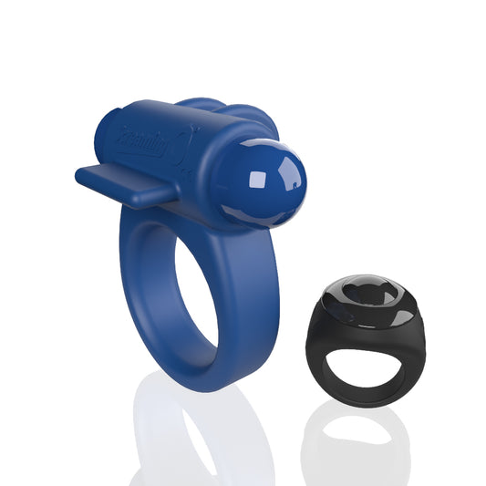Screaming O Remote Controlled Switch Vibrating Ring - Blue  (US)