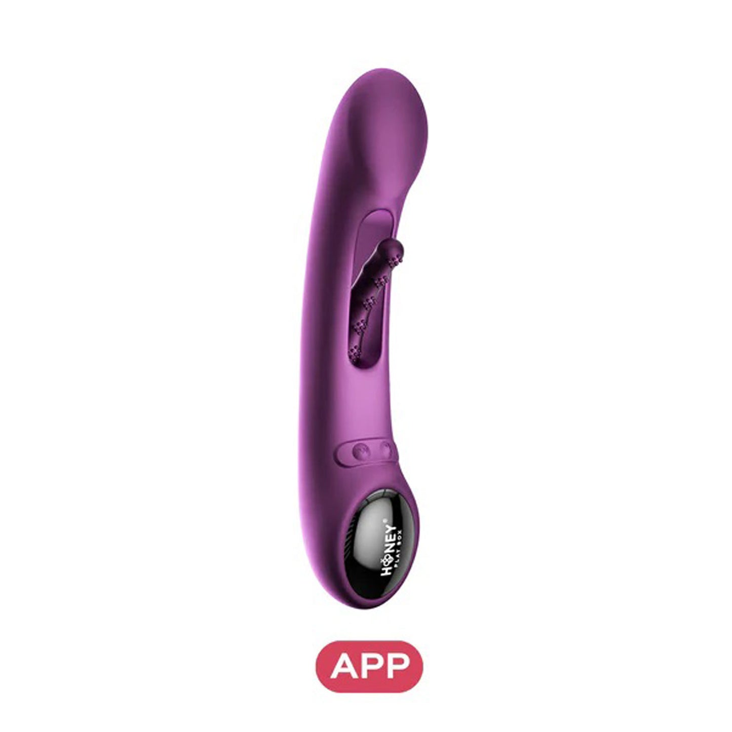 Tempo App-Controlled Tapping G-Spot Vibrator - Purple  (US)