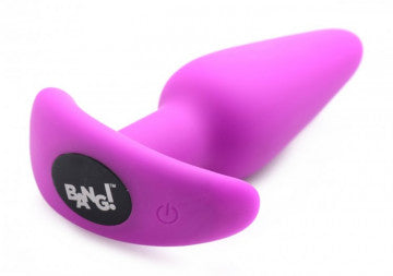 21x Silicone Butt Plug With Remote - Purple US