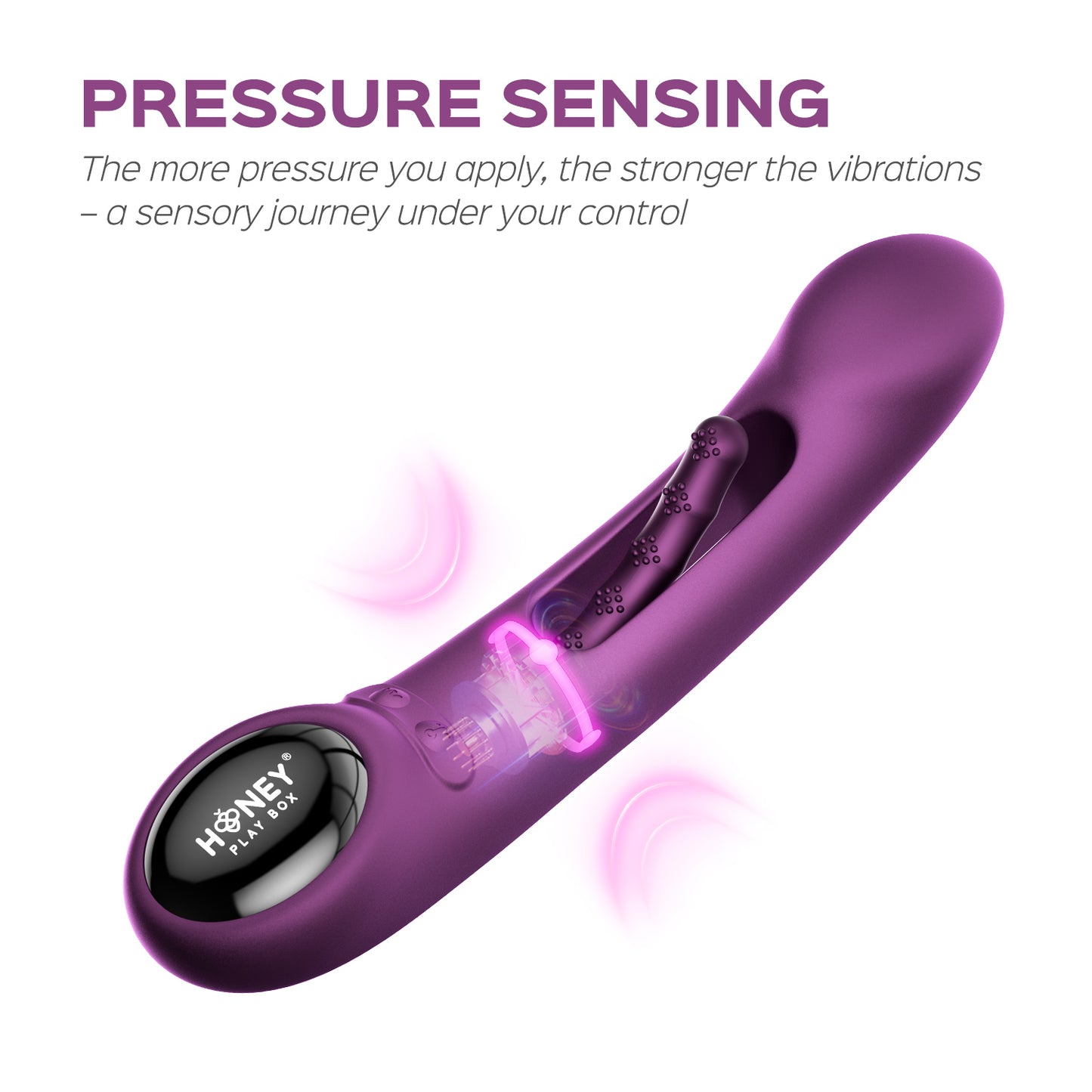 Tempo App-Controlled Tapping G-Spot Vibrator - Purple  (US)