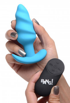 21x Silicone Swirl Plug With Remote - Blue (US)
